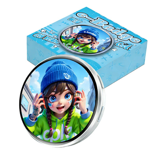 MoodPixel Mood Badge digital display pin
