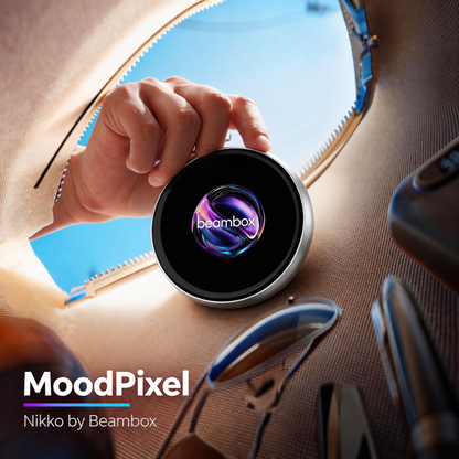 MoodPixel Nikko Digital Badge – 1.8" HD Screen for Photos, GIFs & Video