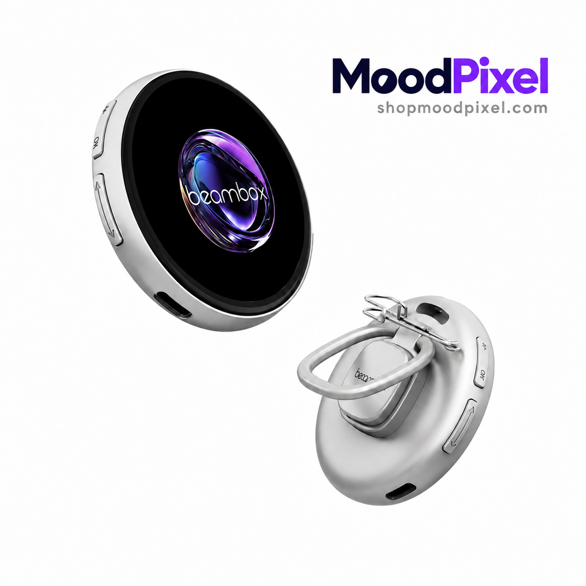 MoodPixel Nikko Digital Badge – 1.8" HD Screen for Photos, GIFs & Video