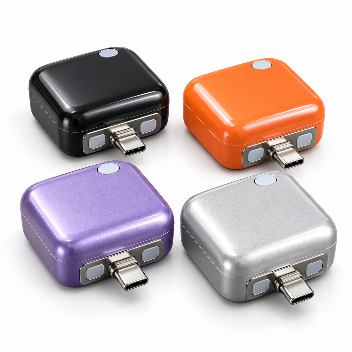 Four MoodPixel Pop adapter colors on a white background.
